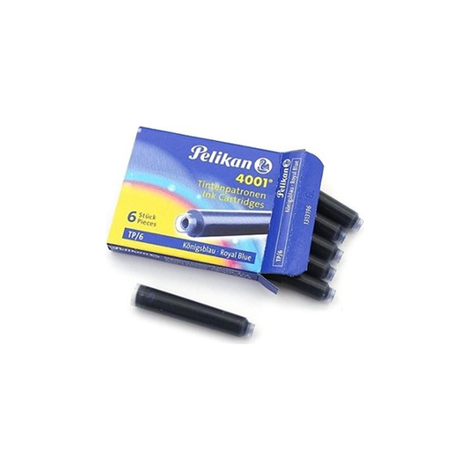 Pelikan Dolma Kalem Kartuşu Küçük Royal Mavi 6 Lı (50 Paket)