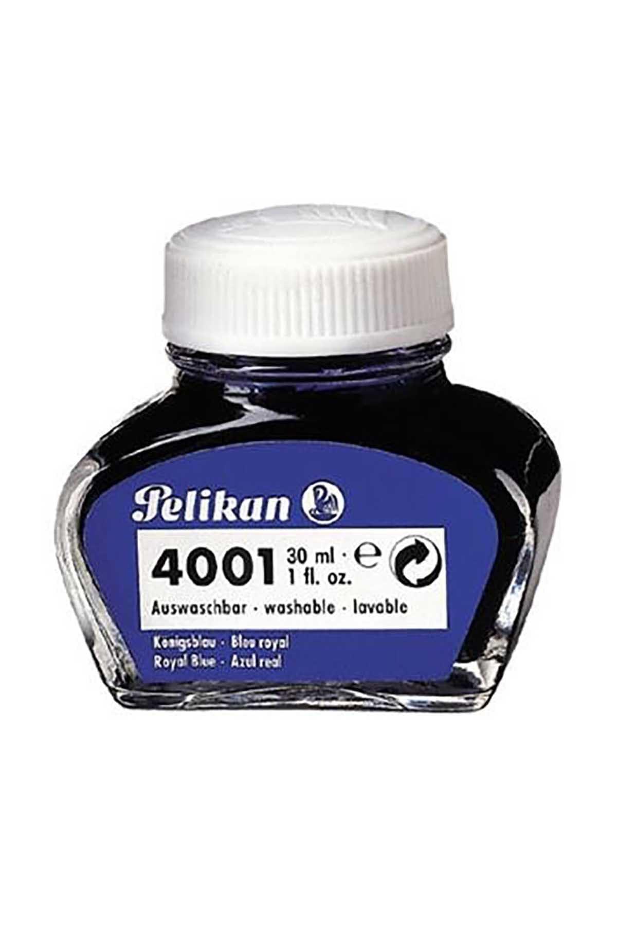 Pelikan Dolma Kalem Mürekkebi 30 ML Mavi 4001 (12 Li Paket)