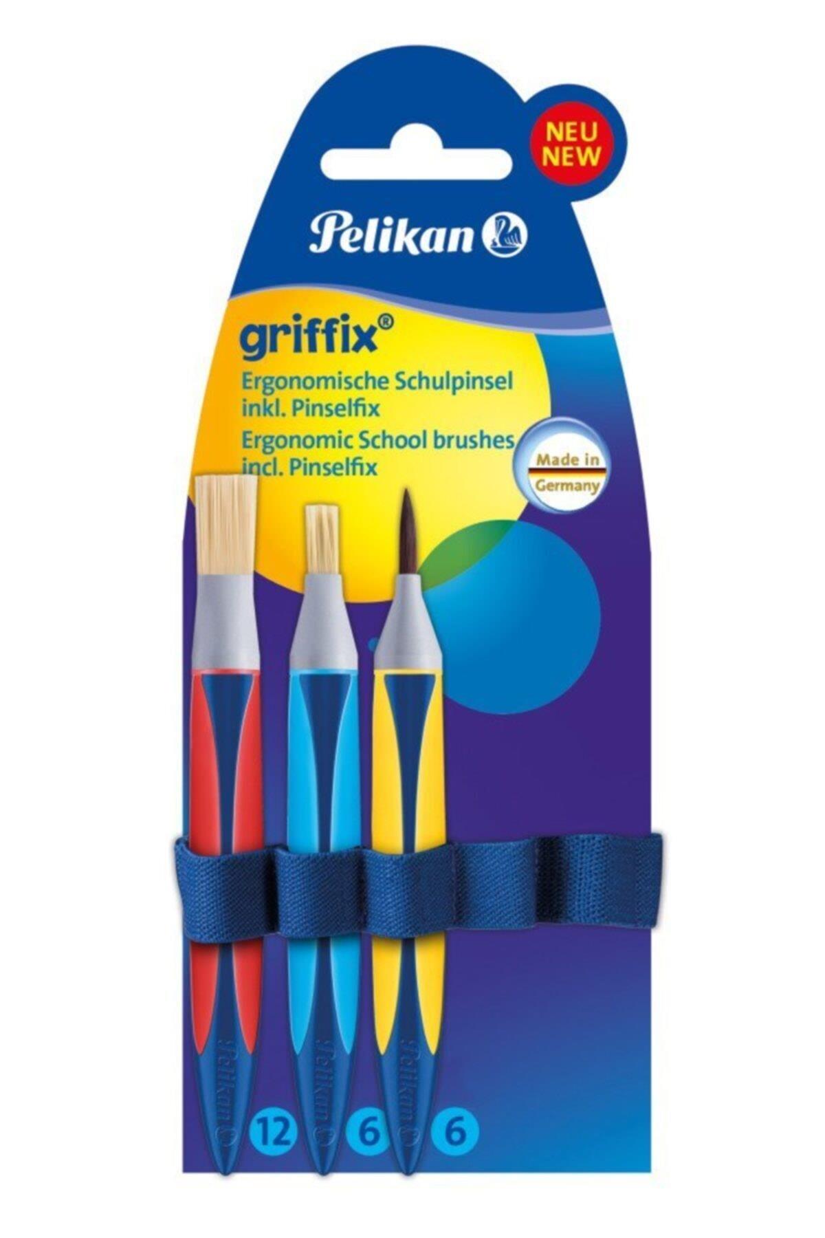 Pelikan Sulu Boya Fırçaları 3 LÜ Ergonomik 700726