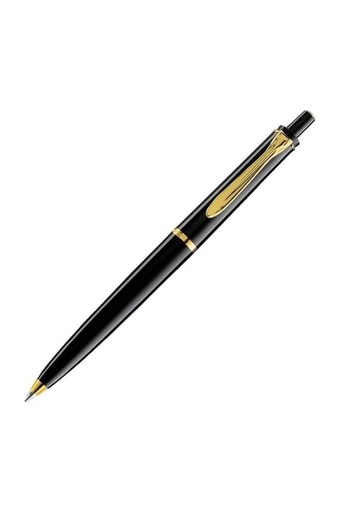 Pelikan Tükenmez Kalem 14 Ayar Altın Kaplama Siyah K150