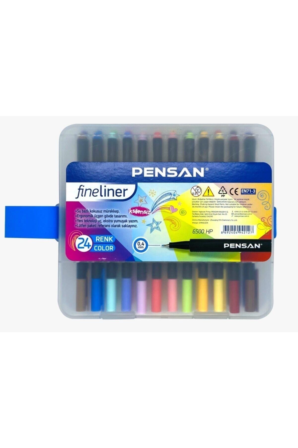 Pensan Fineliner 0.4 Mm Yeni Teknoloji Uç 24 Farklı Renk
