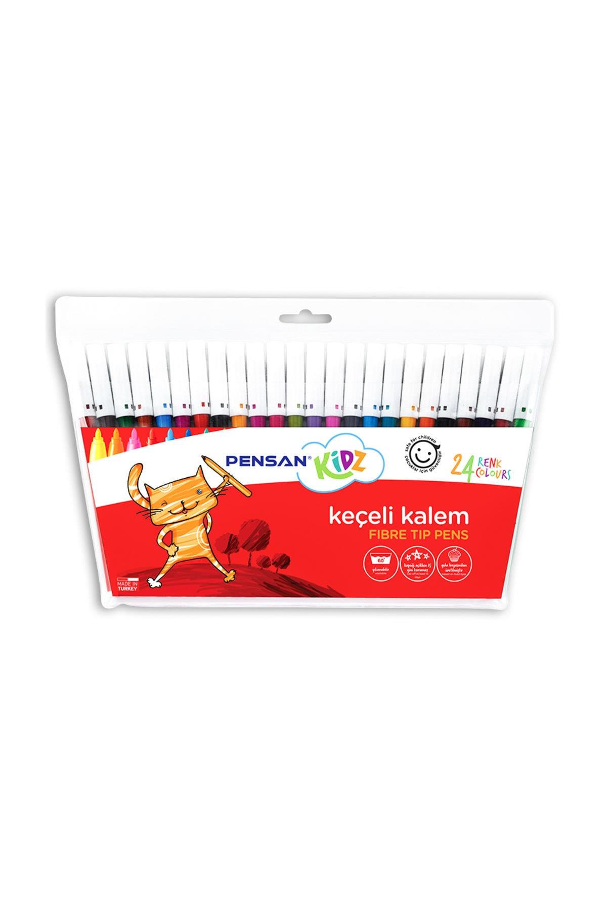 Pensan Keçeli Boya Kalemi Kidz 24 Renk