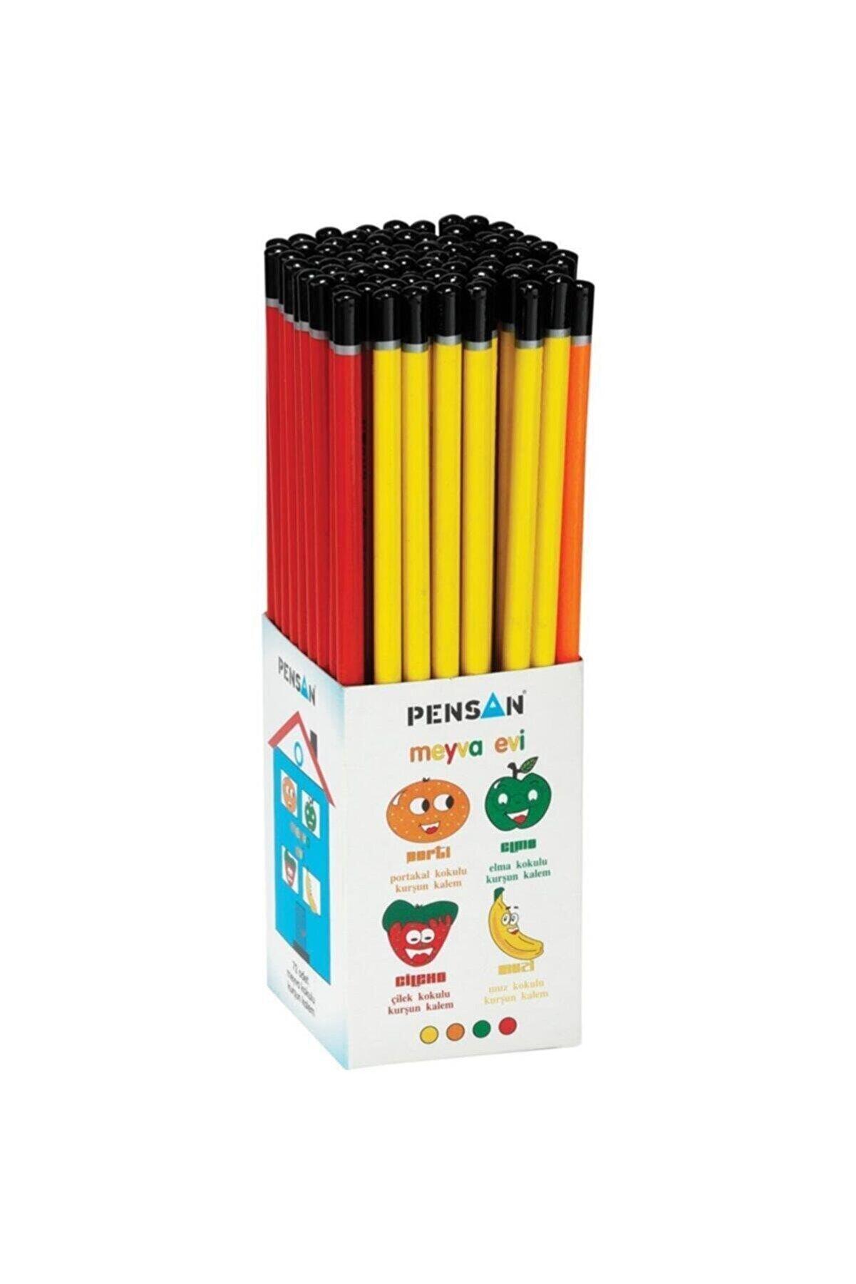 Pensan Kurşun Kalem Meyve Evi Kokulu (72 Li Paket)
