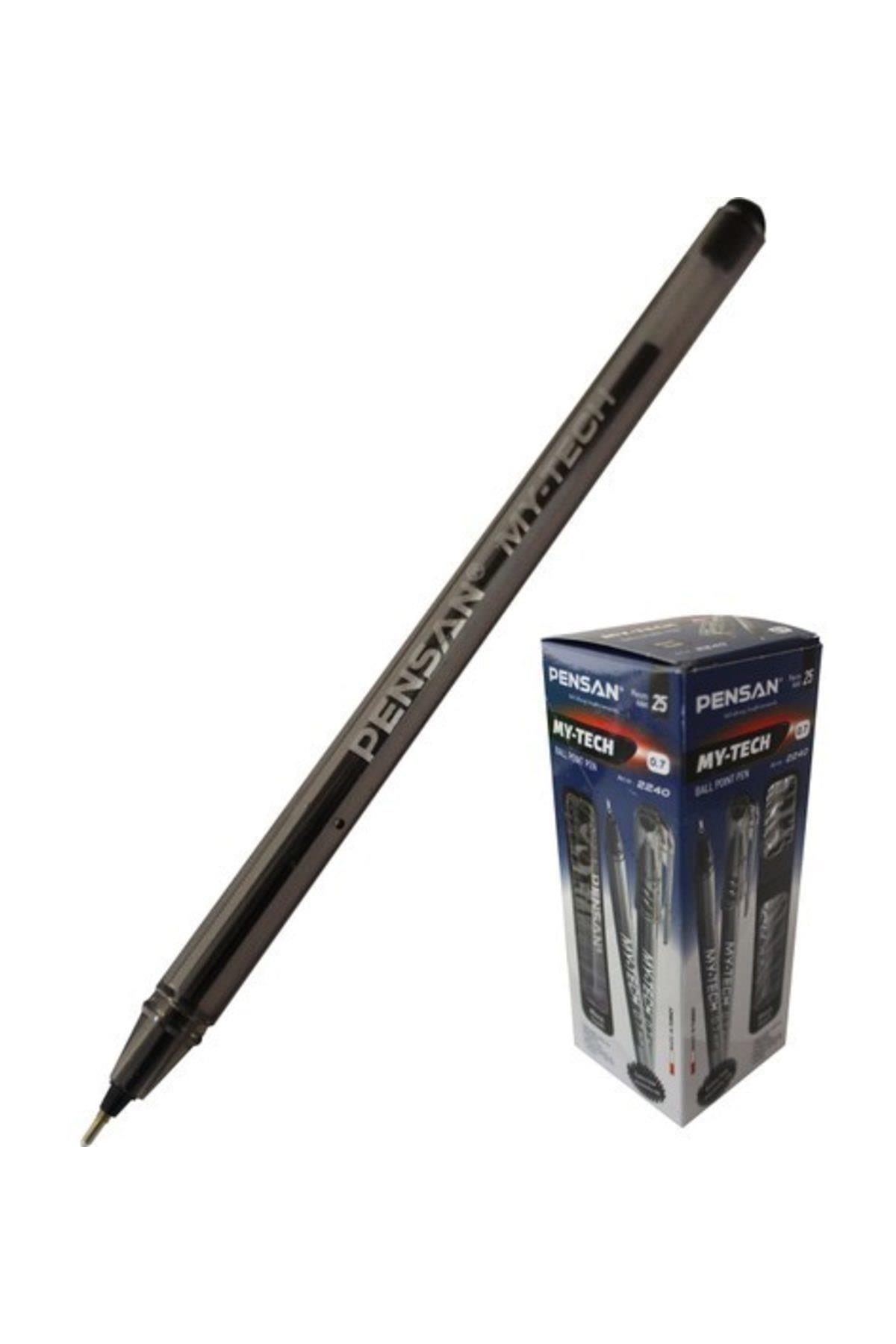 Pensan My-Tech Tükenmez Kalem 1,0 Mm Siyah 25 Li (1 Paket 25 Adet)