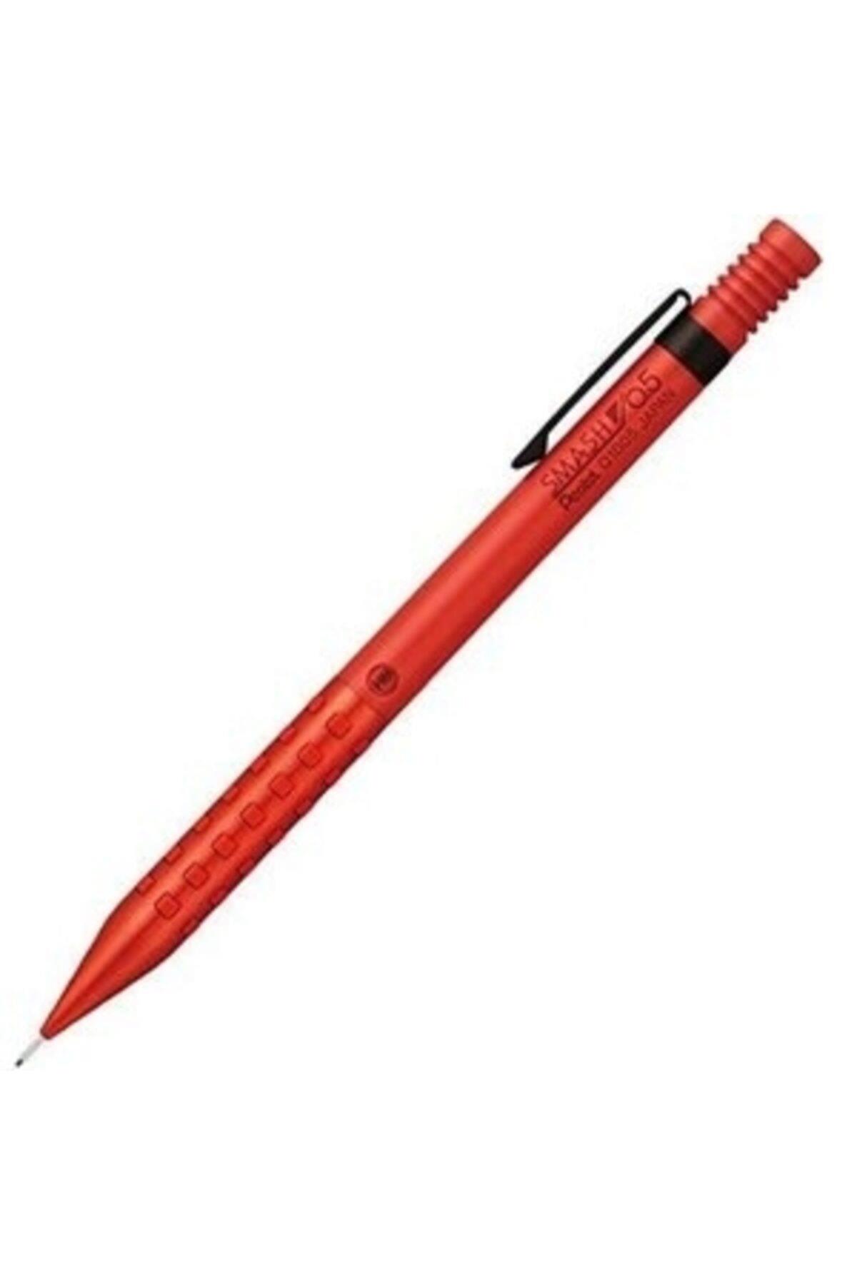 Pentel Q1005 Teknik Çizim Kalemi 0.5 mm Metalik Kırmızı