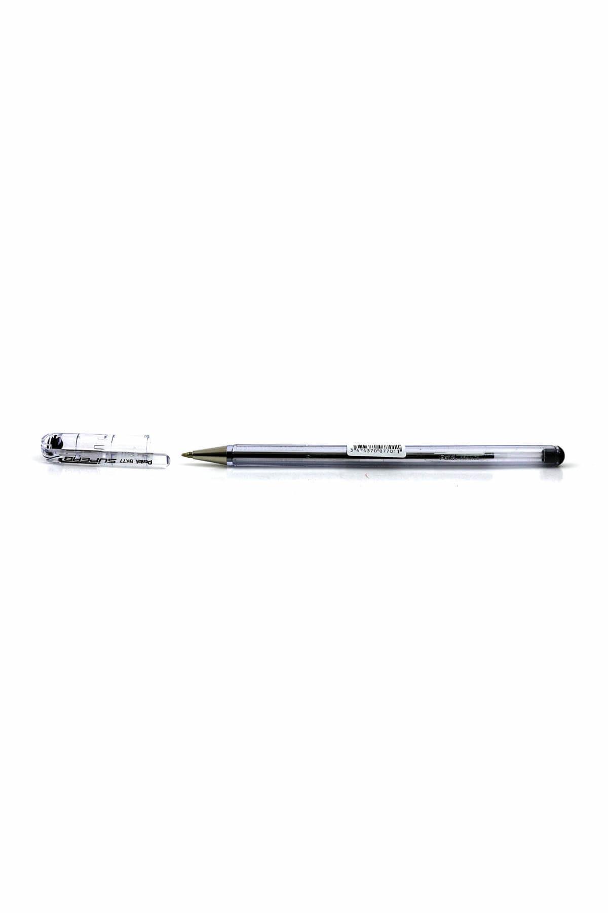 Pentel Superb 0.7 Mm Yağ Bazlı Roller Kalem Siyah 12 Li