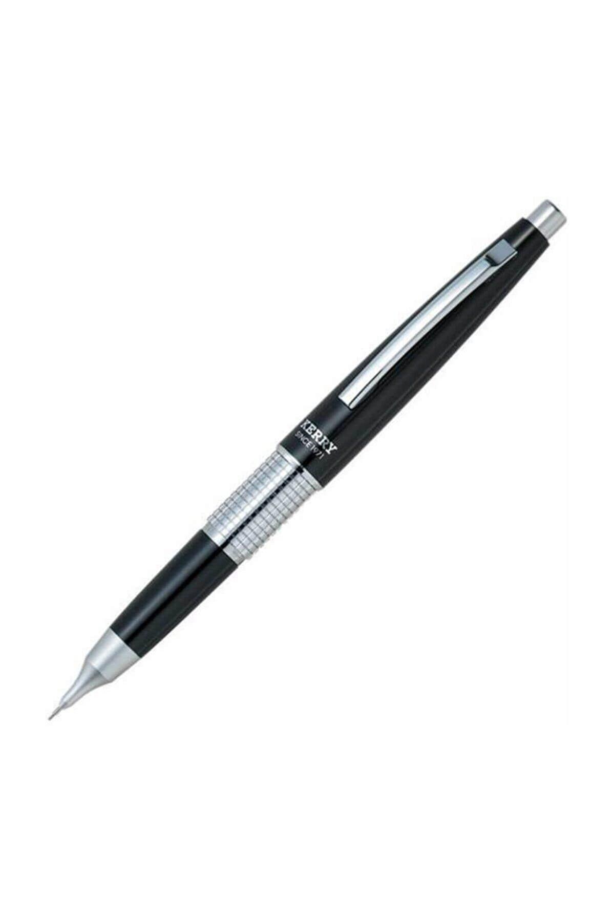 Pentel Versatil Kalem Kerry 0.5 MM Siyah Dolma Kalem Tip Kapaklı 0.5 Uçlu Kalem