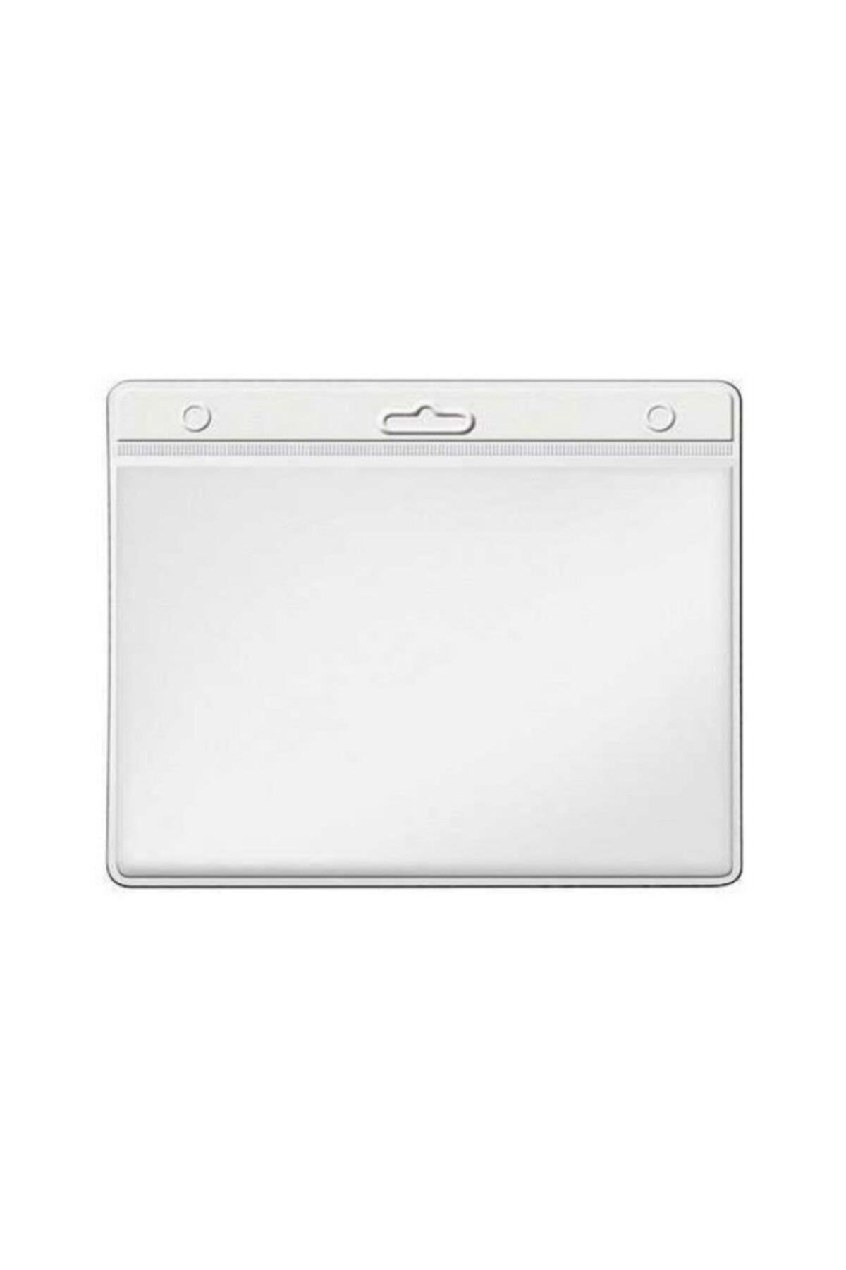 Persona Yaka Kartı Poşeti 10 X 7,5 Cm Şeffaf 100 Lü (1 Paket 100 Adet)
