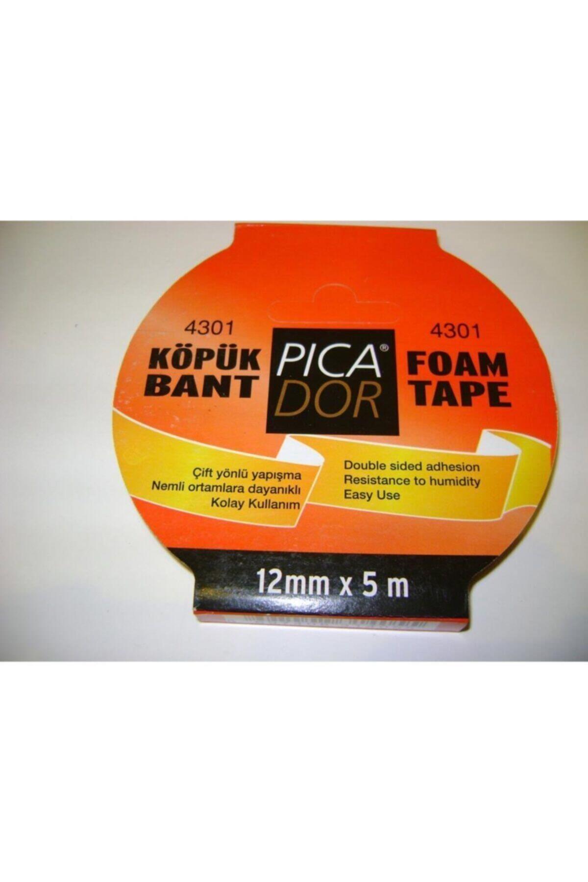 Picador Çift Taraflı Bant Köpük Rulo Askılı 12 mm x 5 m