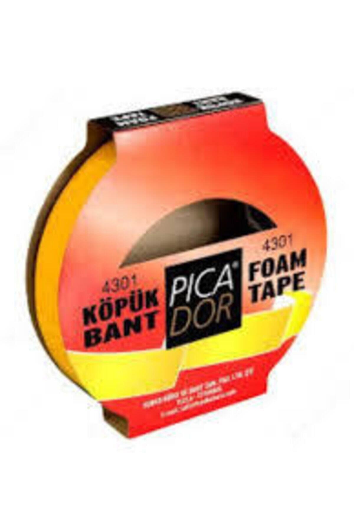Picador Çift Taraflı Bant Köpük Rulo Askılı 19mmx5m 4301