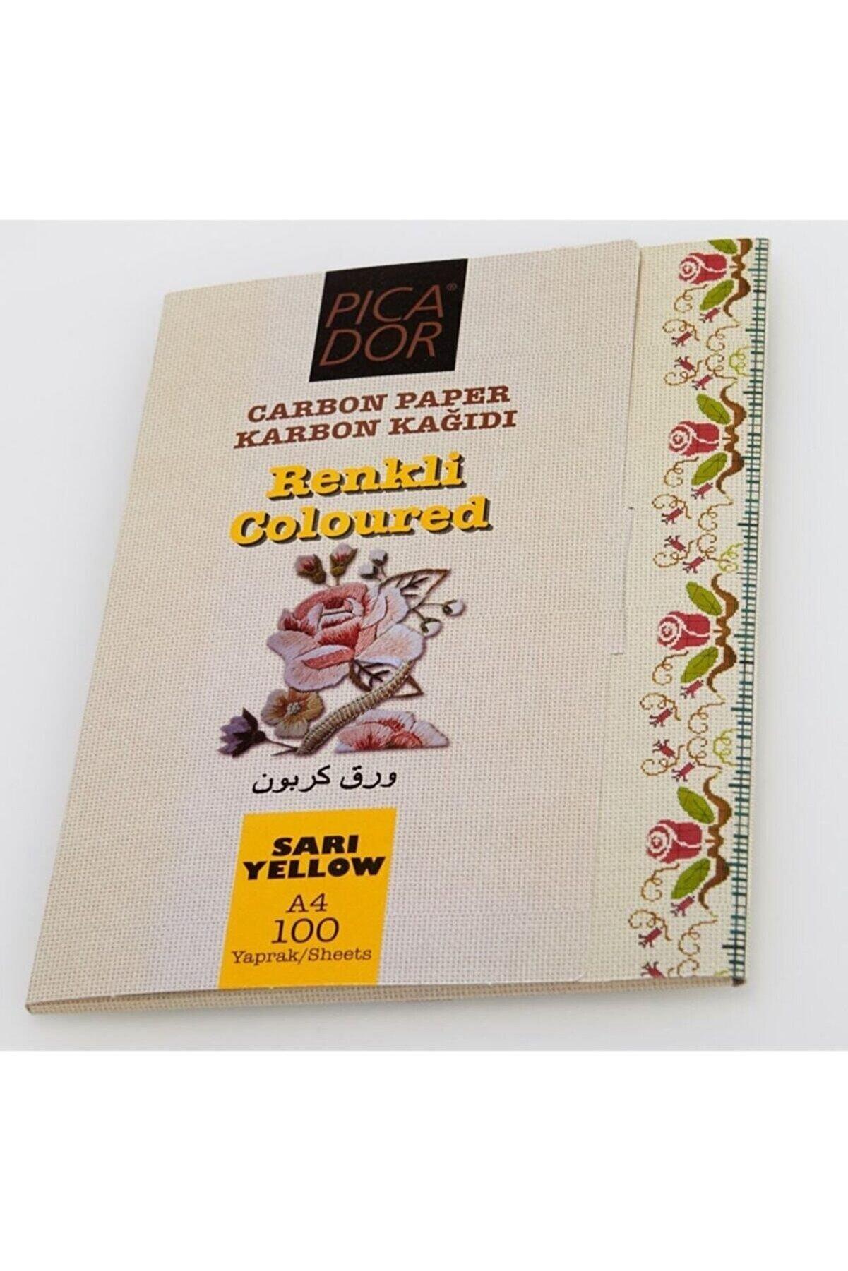 Picador Karbon Kağıdı A4 Sarı (100 Lü Paket)