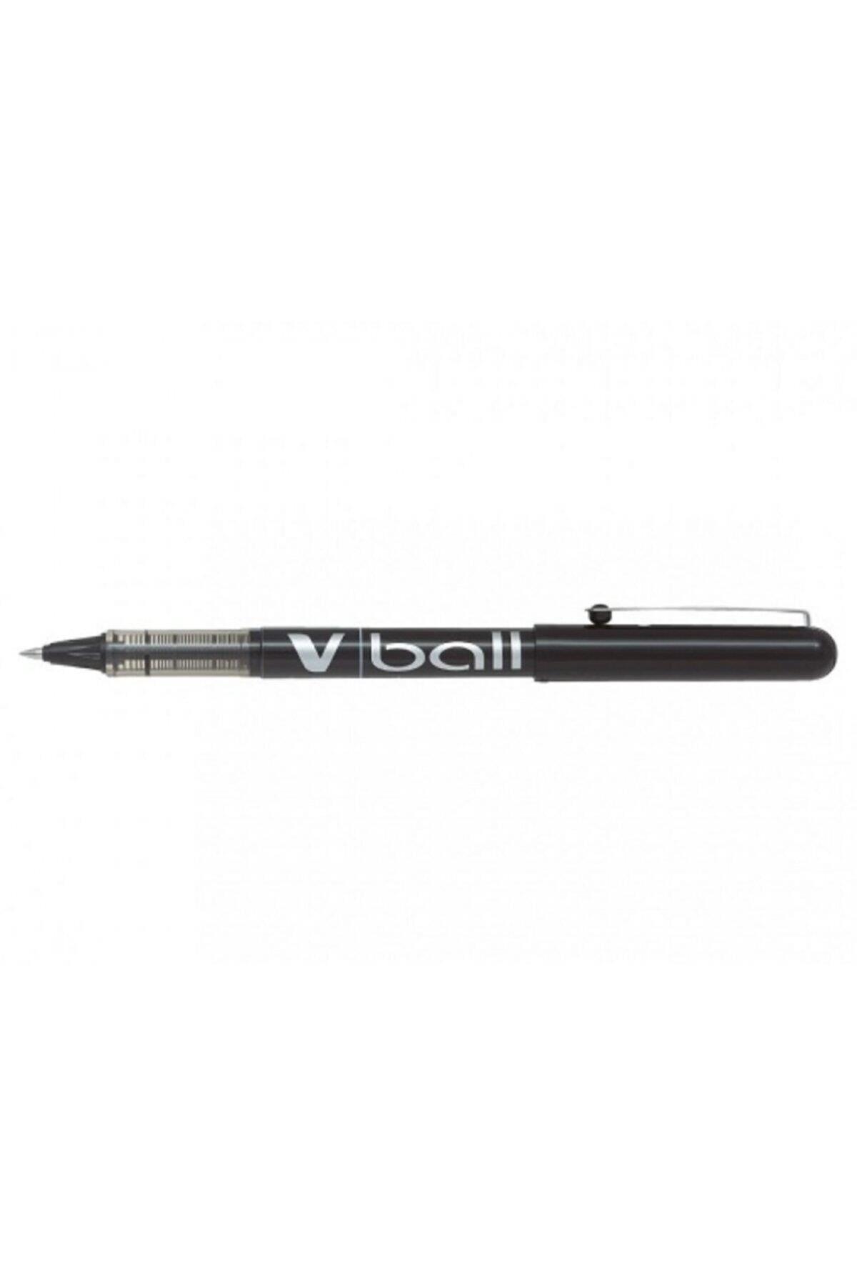 Pilot Roller Kalem V-Ball V System Bilye Uç 0.5 MM Siyah (12 Li Paket)