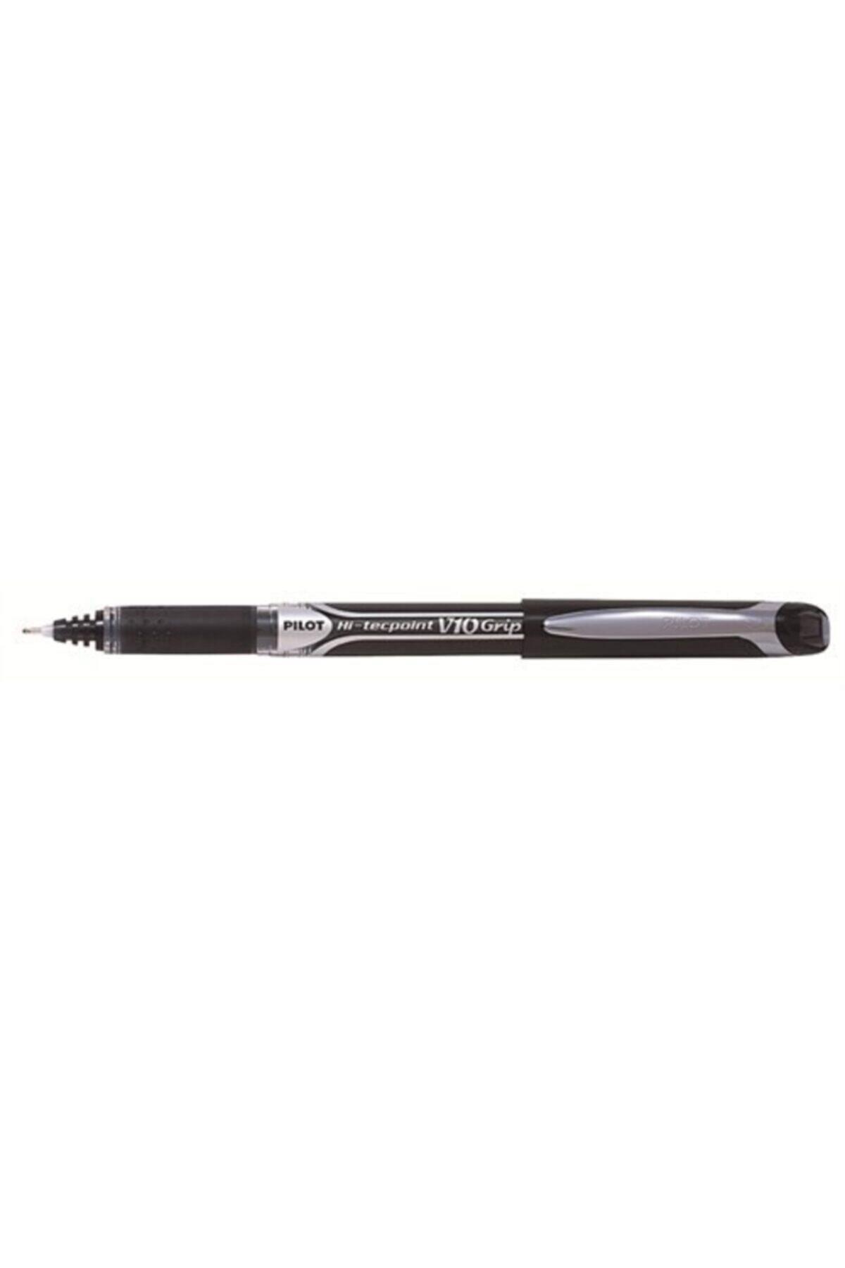Pilot Roller Kalem V10 Grip 1.0 MM Siyah (12 Li Paket)