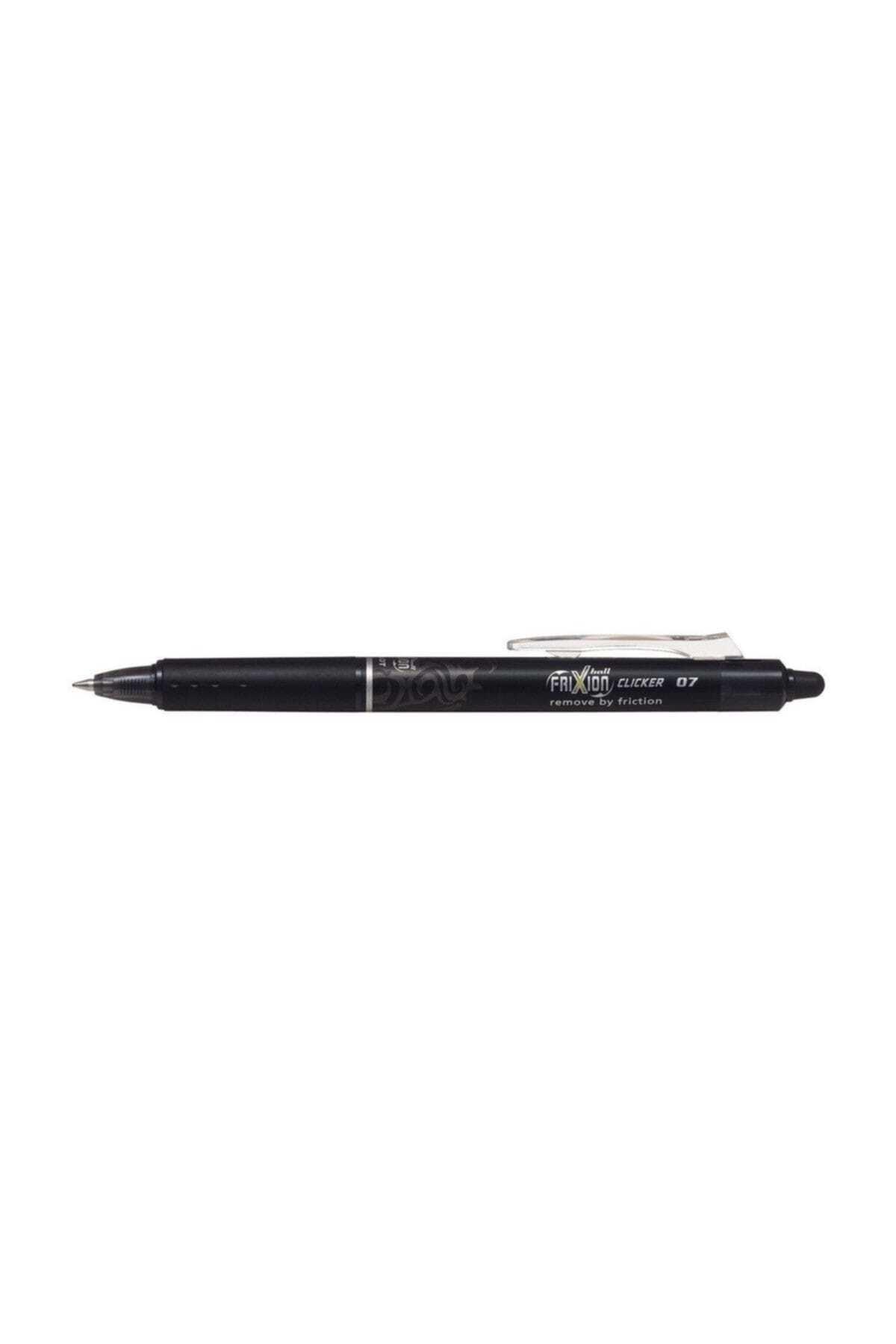Pilot Silinebilir Tükenmez Kalem Frixion Clicker 0.7 Mm Bilye Uç Siyah Silinebilir (12 Li Kutu)