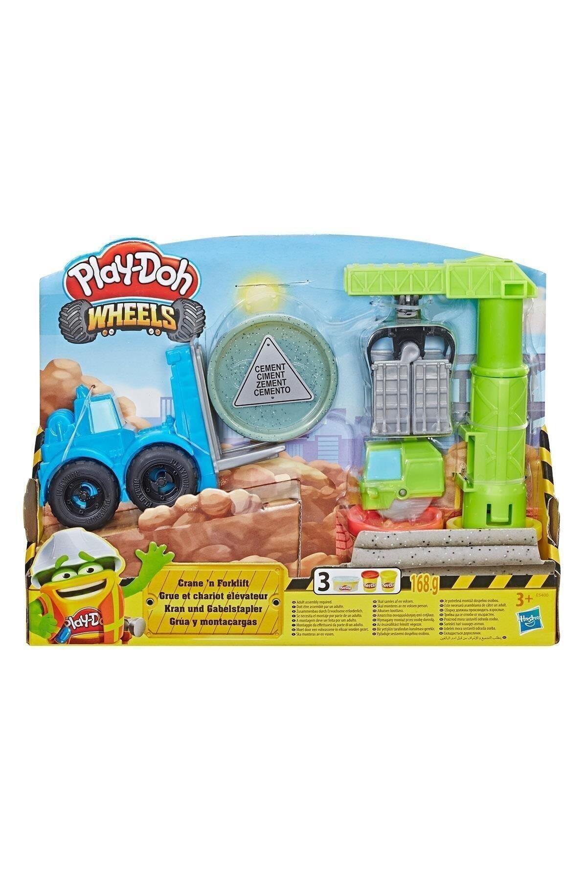 Play-Doh Çalışkan Vinç ve Forklift
