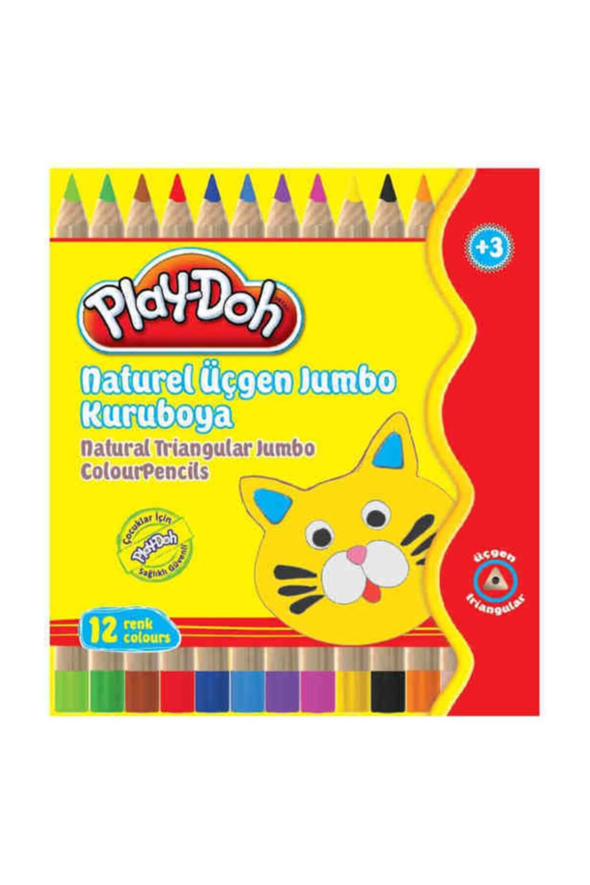 Play-Doh Kuru Boya Naturel Jumbo 12 Renk PLAY-KU009