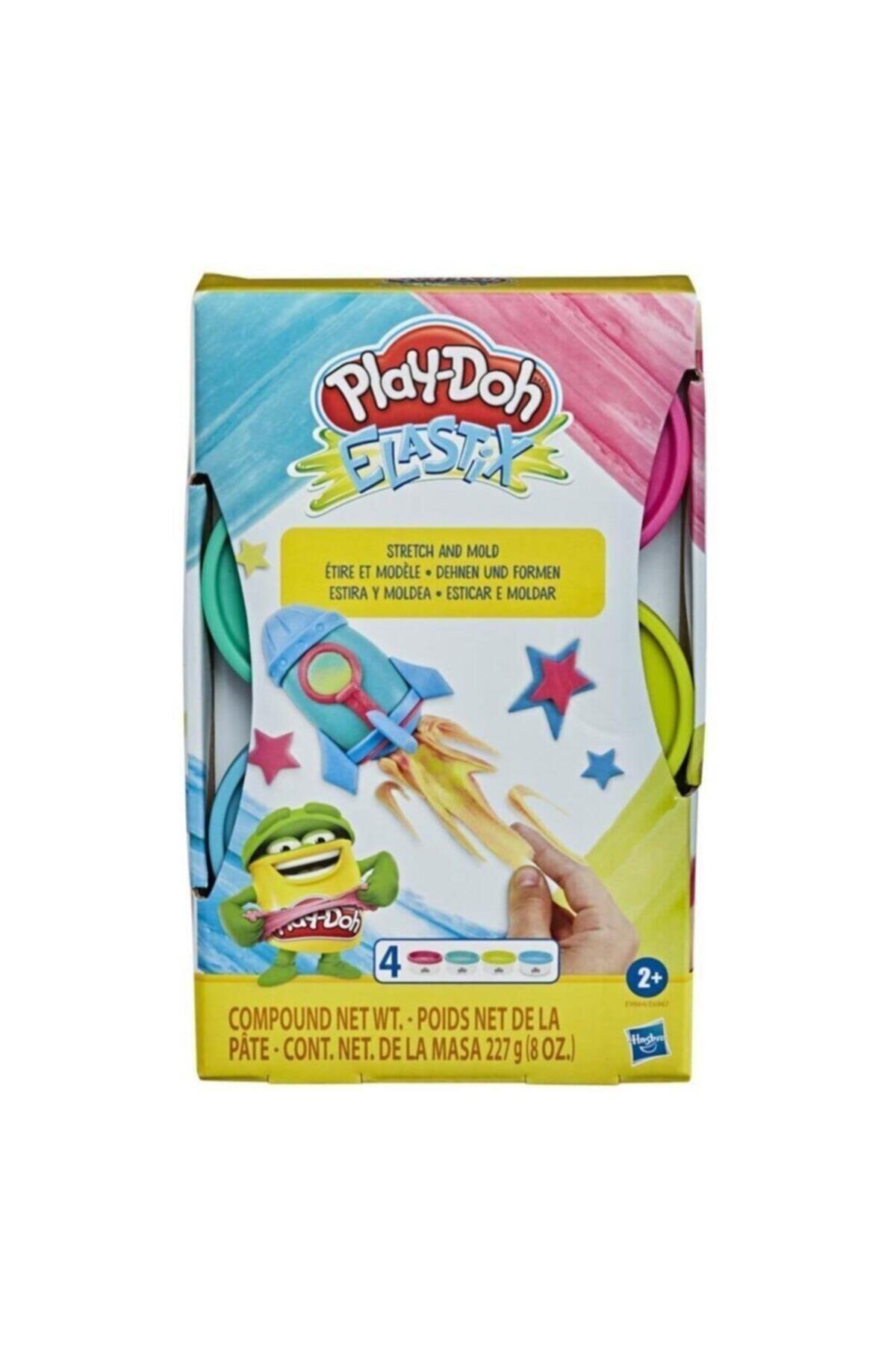 Play-Doh Elastik 4 Lü Oyun Hamuru Elastik