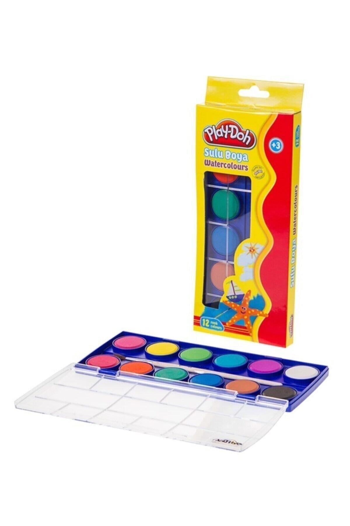Play-Doh Sulu Boya 28 MM Büyük Boy 12 Renk Sulu Boya