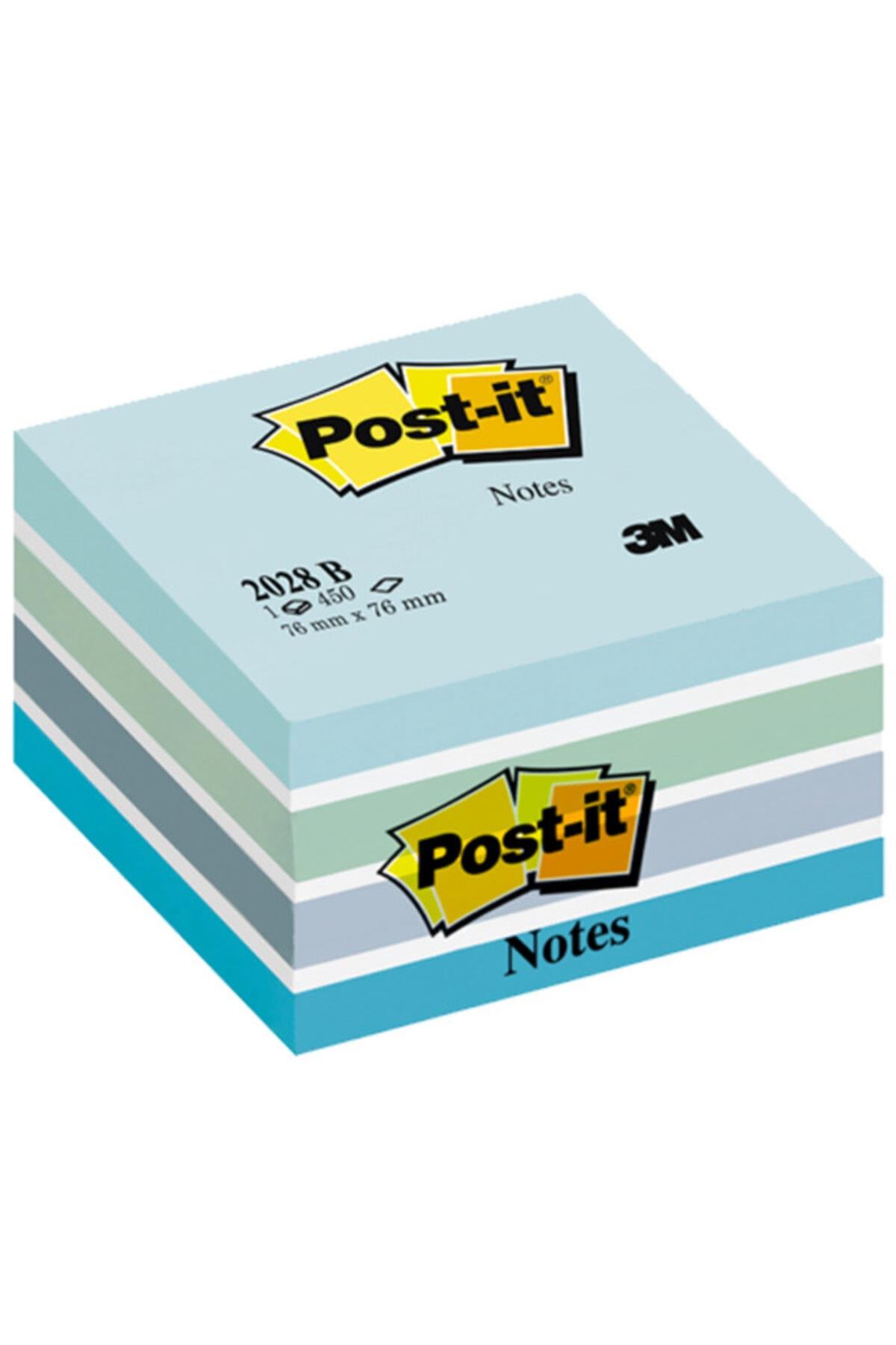 Post-it Yapışkanlı Not Kağıdı Küp 450 YP 76x76 Mavi 2028-B