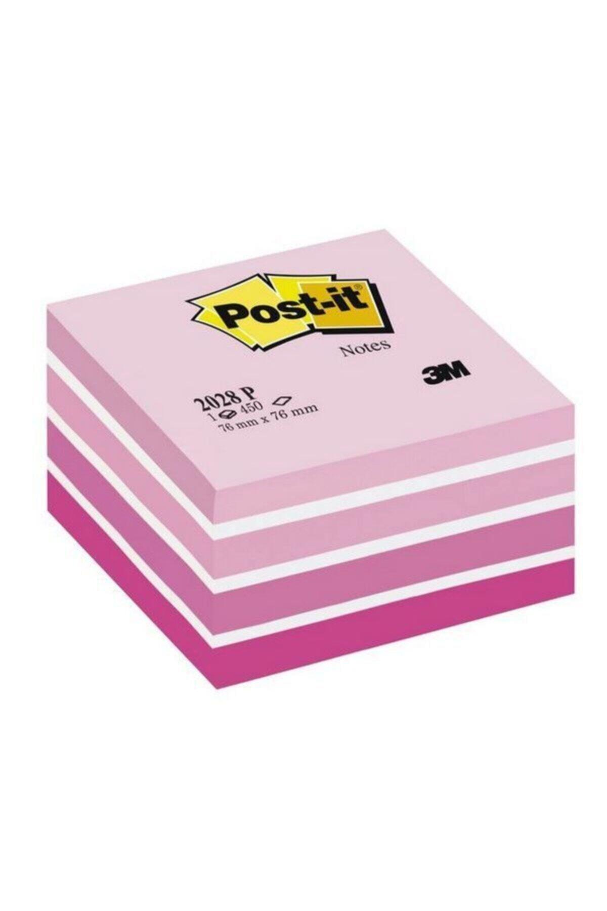 Post-it Yapışkanlı Not Kağıdı Küp 450 Yaprak 76x76 Pembe Tonları