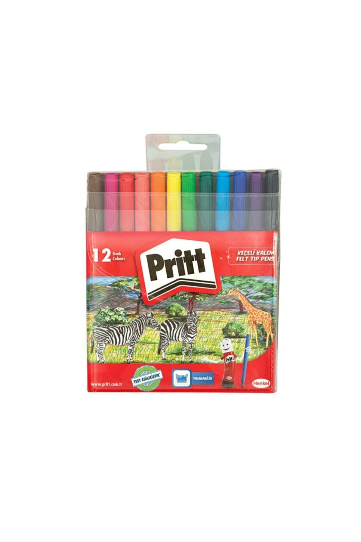 Pritt Keçeli Boya Kalemi 12 Renk 1687976
