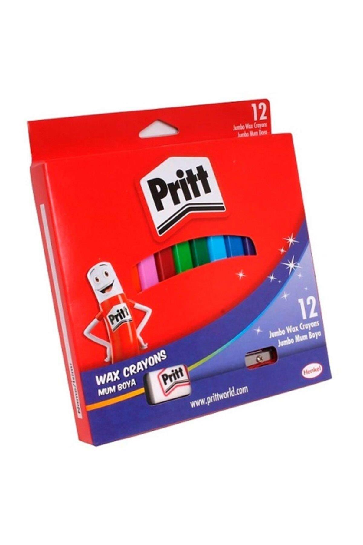 Pritt Pastel Boya Jumbo Silinebilir Üçgen 12 Lİ 1655739