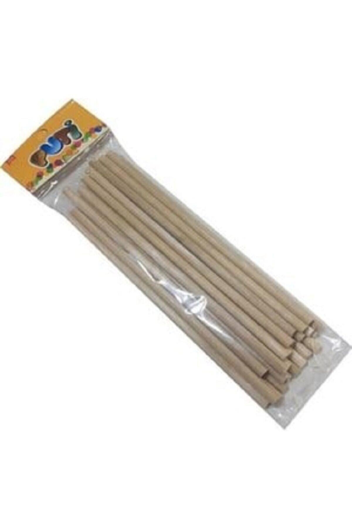Puti Ahşap Çöp Çubuğu Natural 24 Lü Paket
