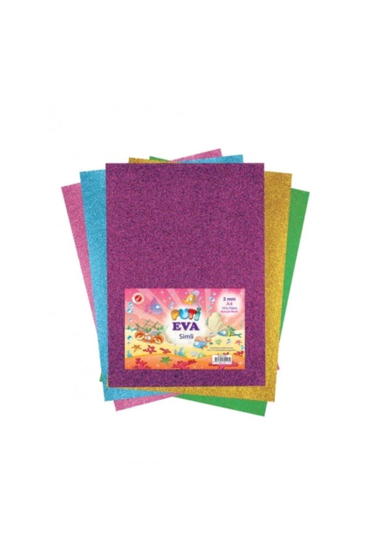 Puti Eva Simli Karışık Renk A4 (10 Lu Paket)