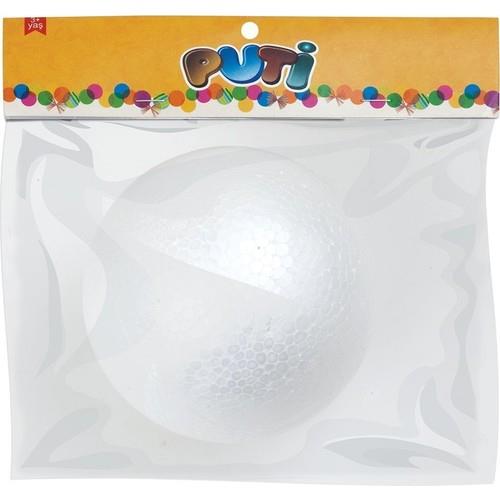 Puti Köpük Top 18 CM Tekli