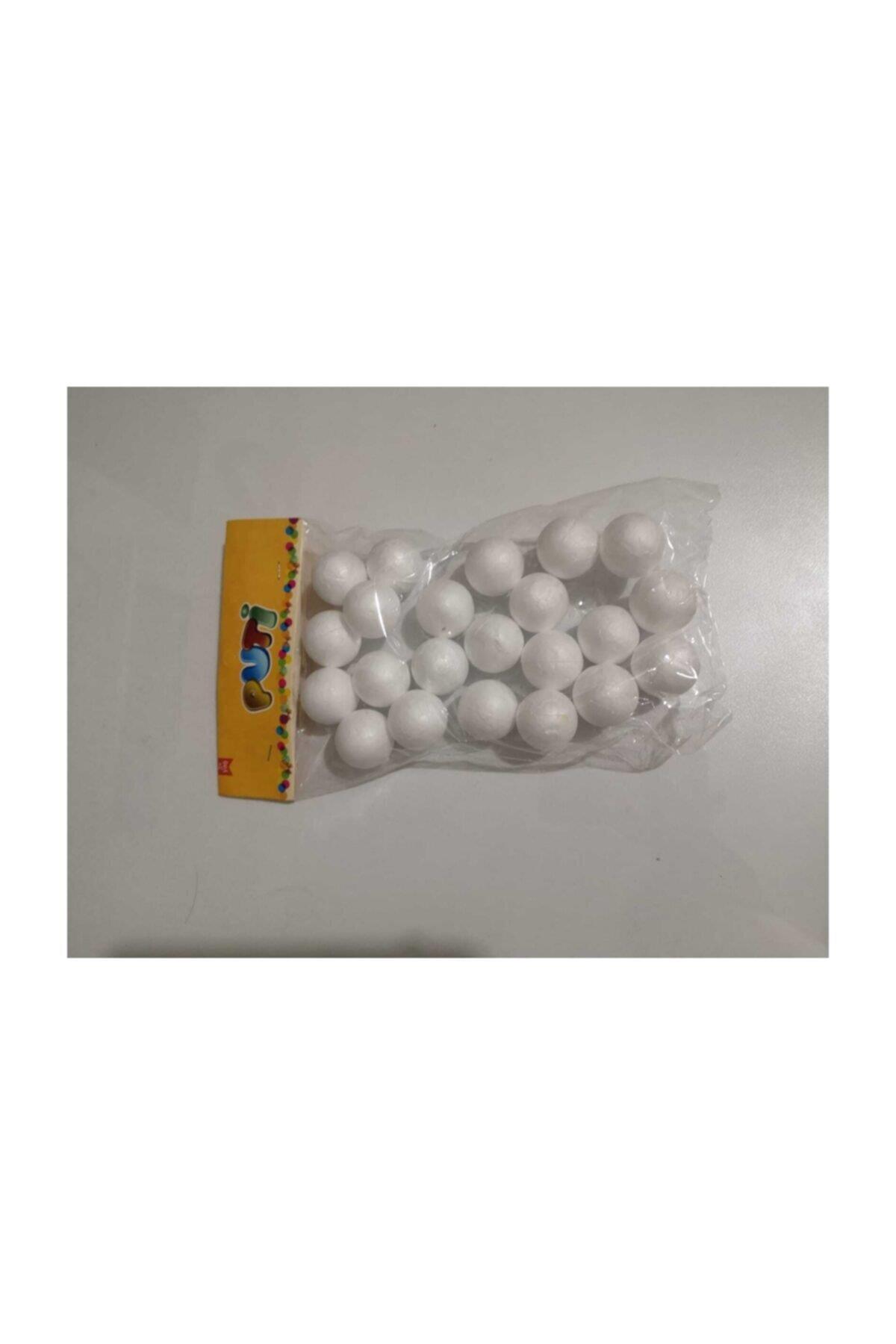 Puti Köpük Top 3 Cm 20 Adet Köpük Top