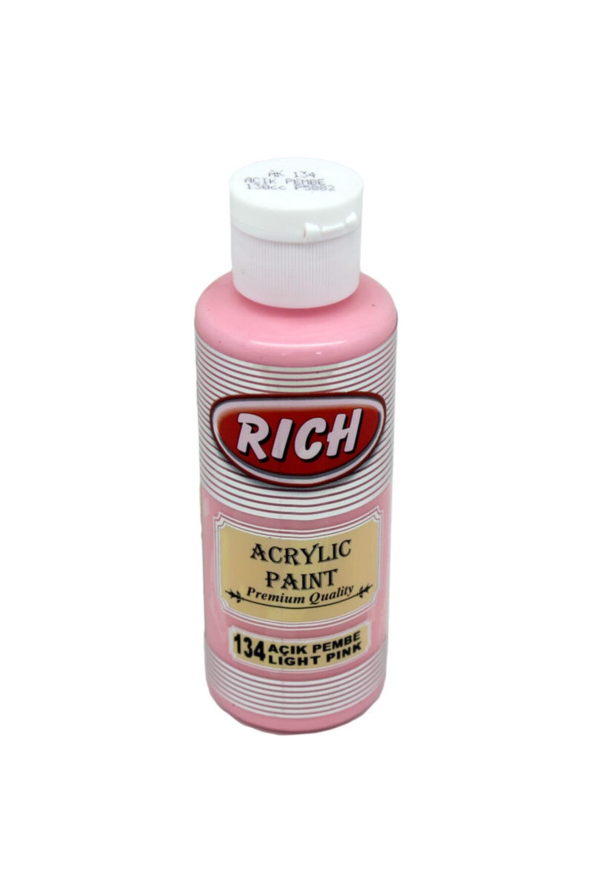 Rıch Akrilik Boya 120 CC Açık Pembe 134
