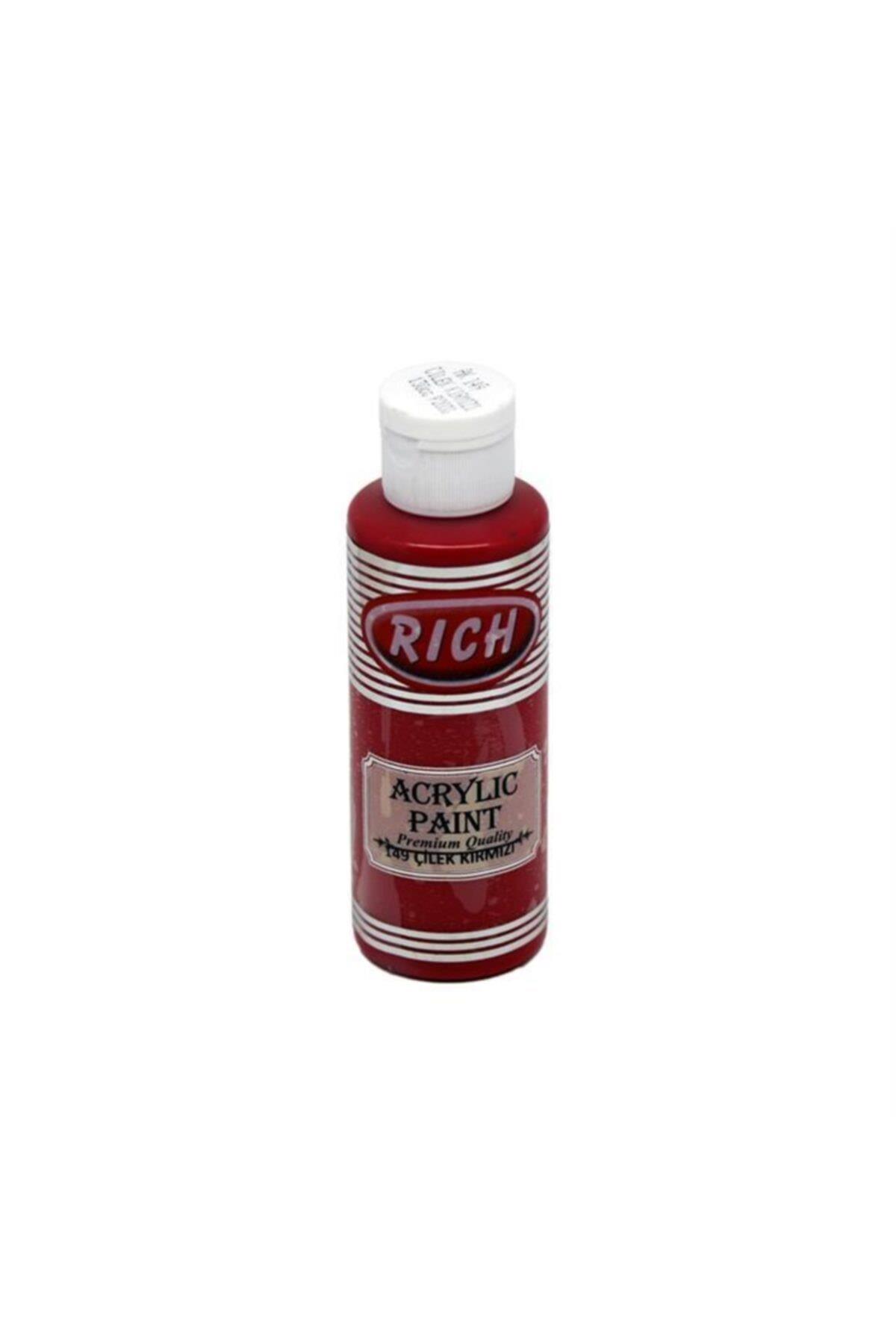 Rıch Akrilik Boya 120 CC Çilek Kırmızı 120-149