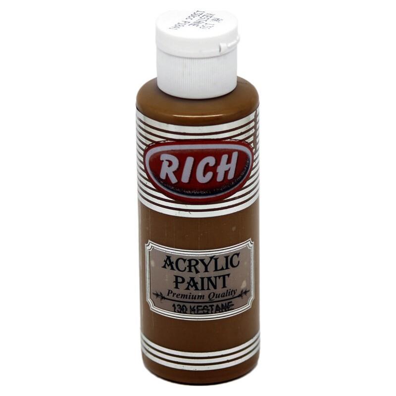 Rıch Akrilik Boya 120 CC Kestane 120-130