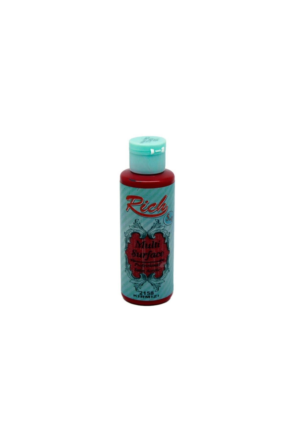 Rıch Akrilik Boya Multi Surface 120 CC Kırmızı 120-2158