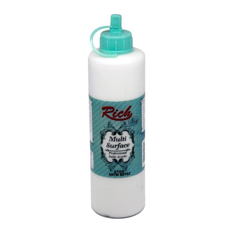 Rıch Akrilik Boya Multi Surface 500 CC Antik Beyaz 500-2102