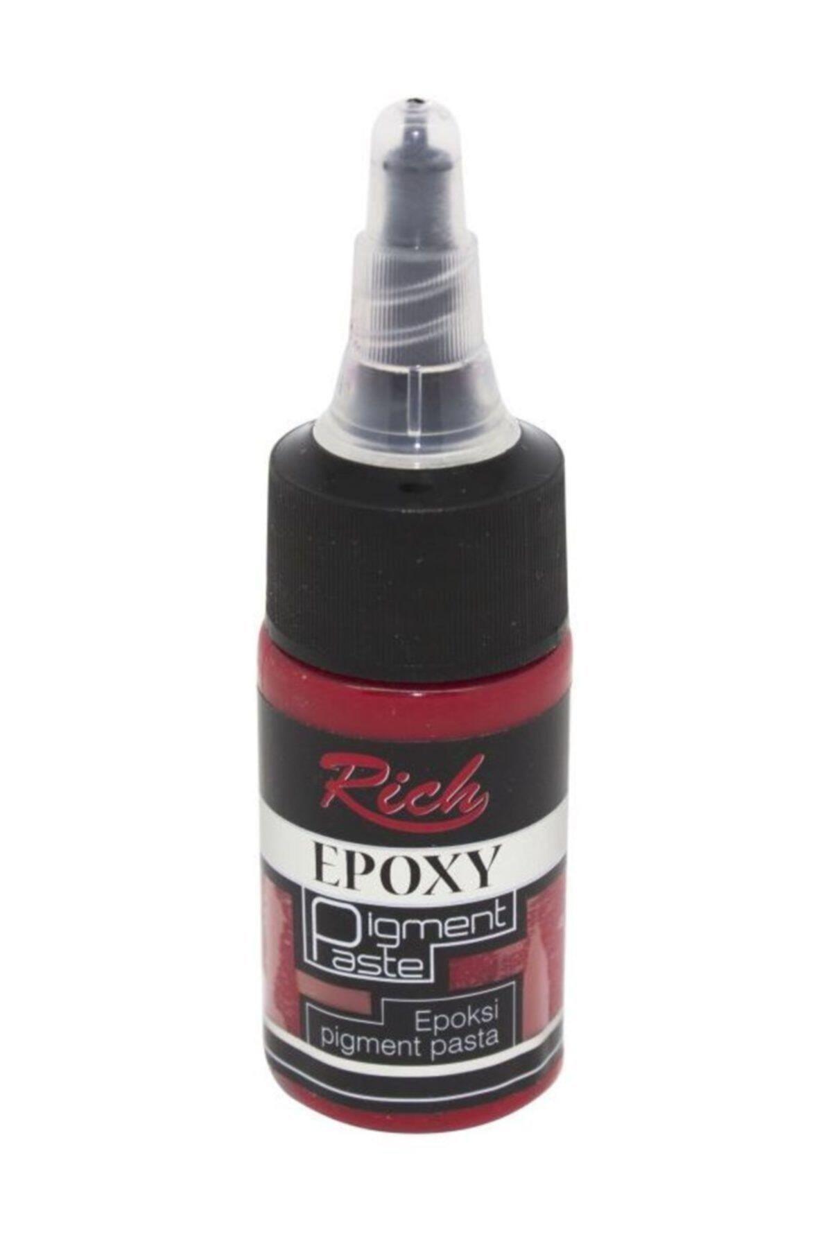 Rich Epoksi Pigment Pasta Opak 20 CC Bayrak Kırmızı