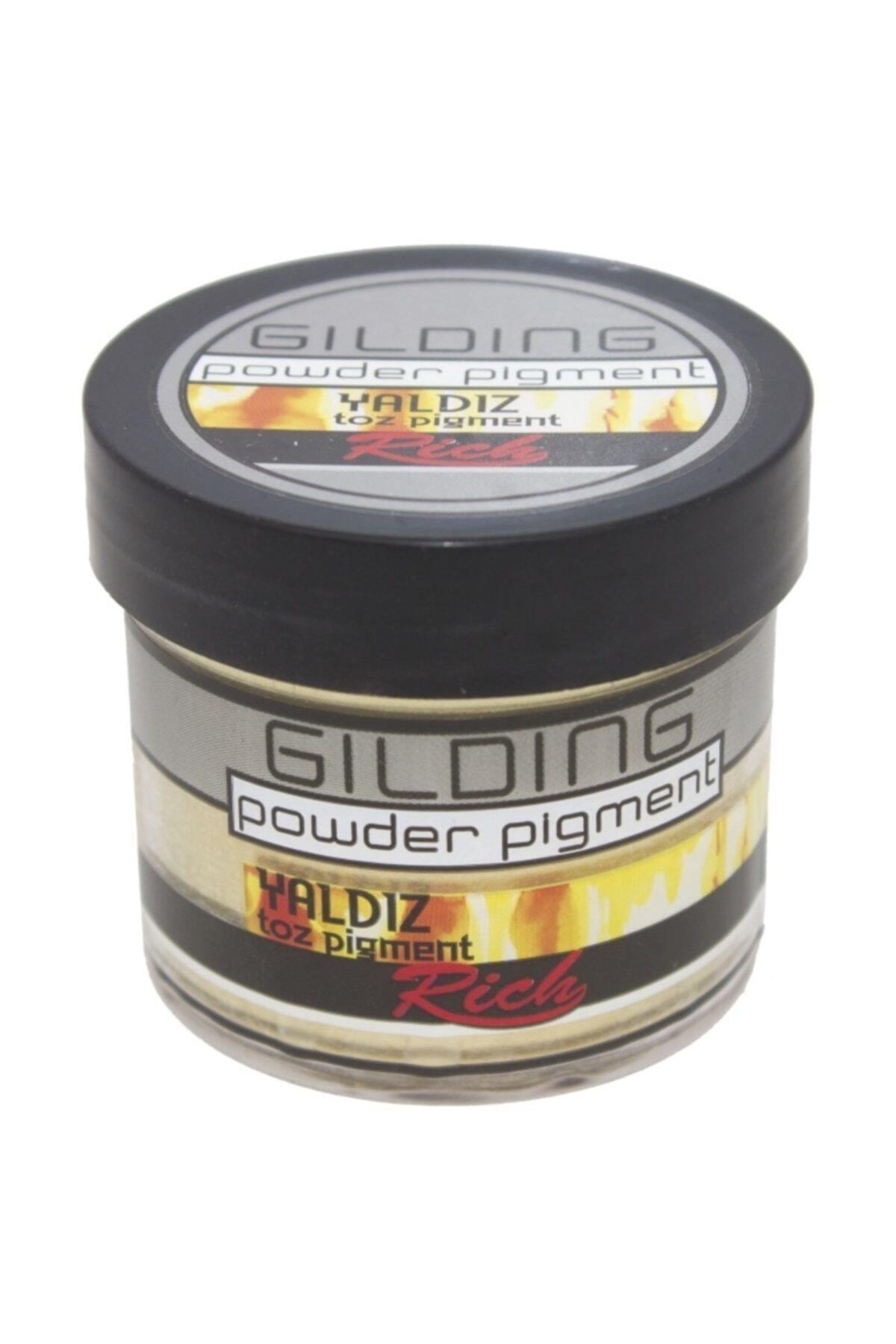 Rich Gilding Powder Yaldız Toz Pigment 60 cc Altın
