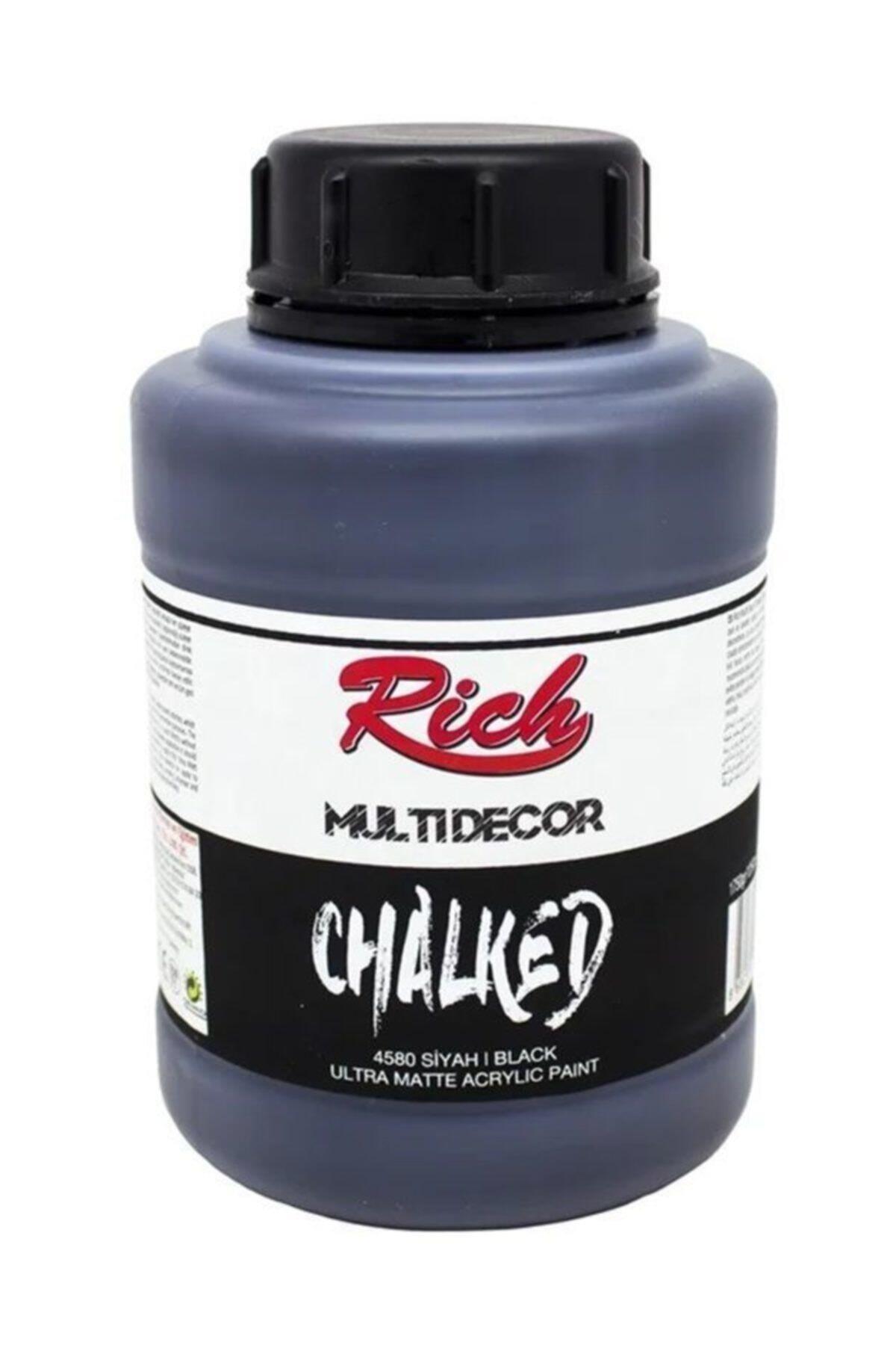 Rich Multi Decor Chalked Akrilik Boya 1750 ML 4580 Siyah