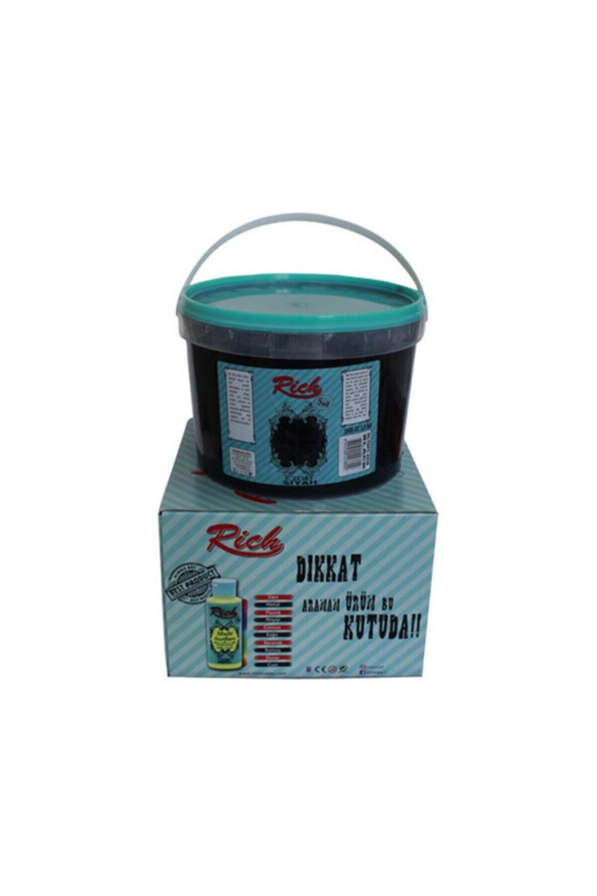 Rich Multi Surface Her Yüzey İçin Akrilik Boya 2500 CC Siyah