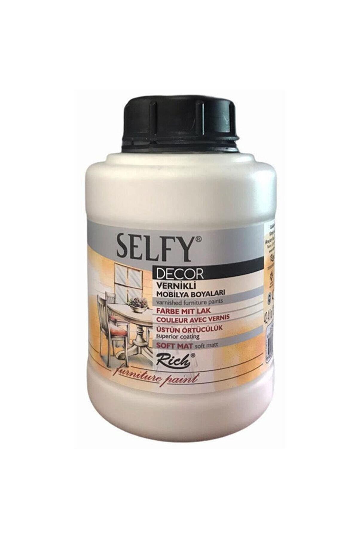 Rich Selfy Decor Vernikli Boya 1250 CC Antik Beyaz