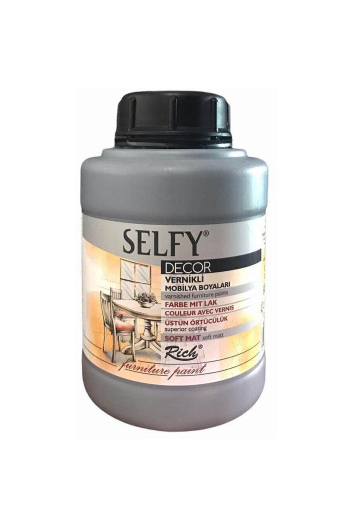 Rich Selfy Decor Vernikli Boya 1250 CC Antrasit