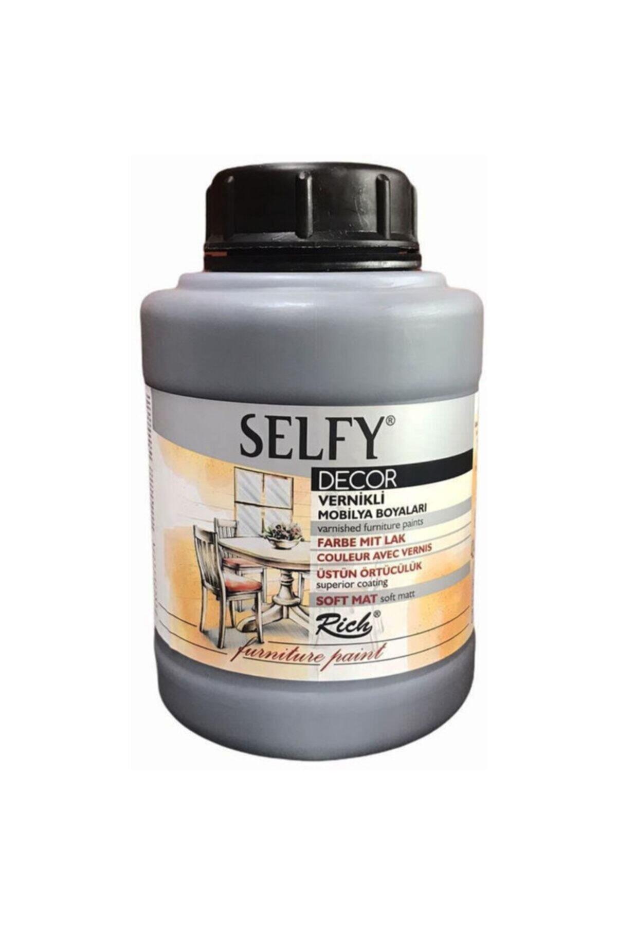Rich Selfy Decor Vernikli Boya 1250 cc Royal Gri