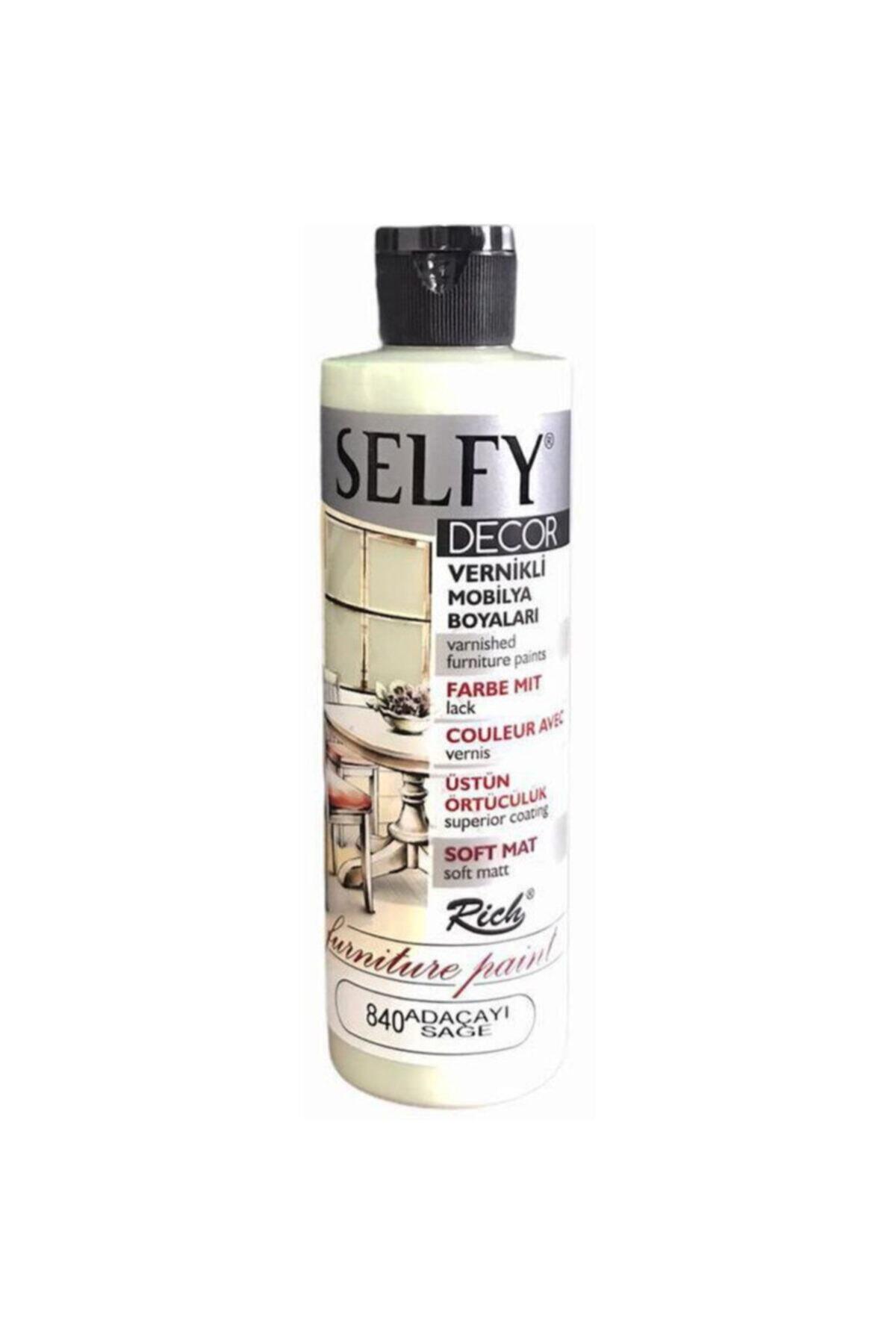 Rich Selfy Decor 240 cc Adaçayı Sage Vernikli Mobilya Boyası