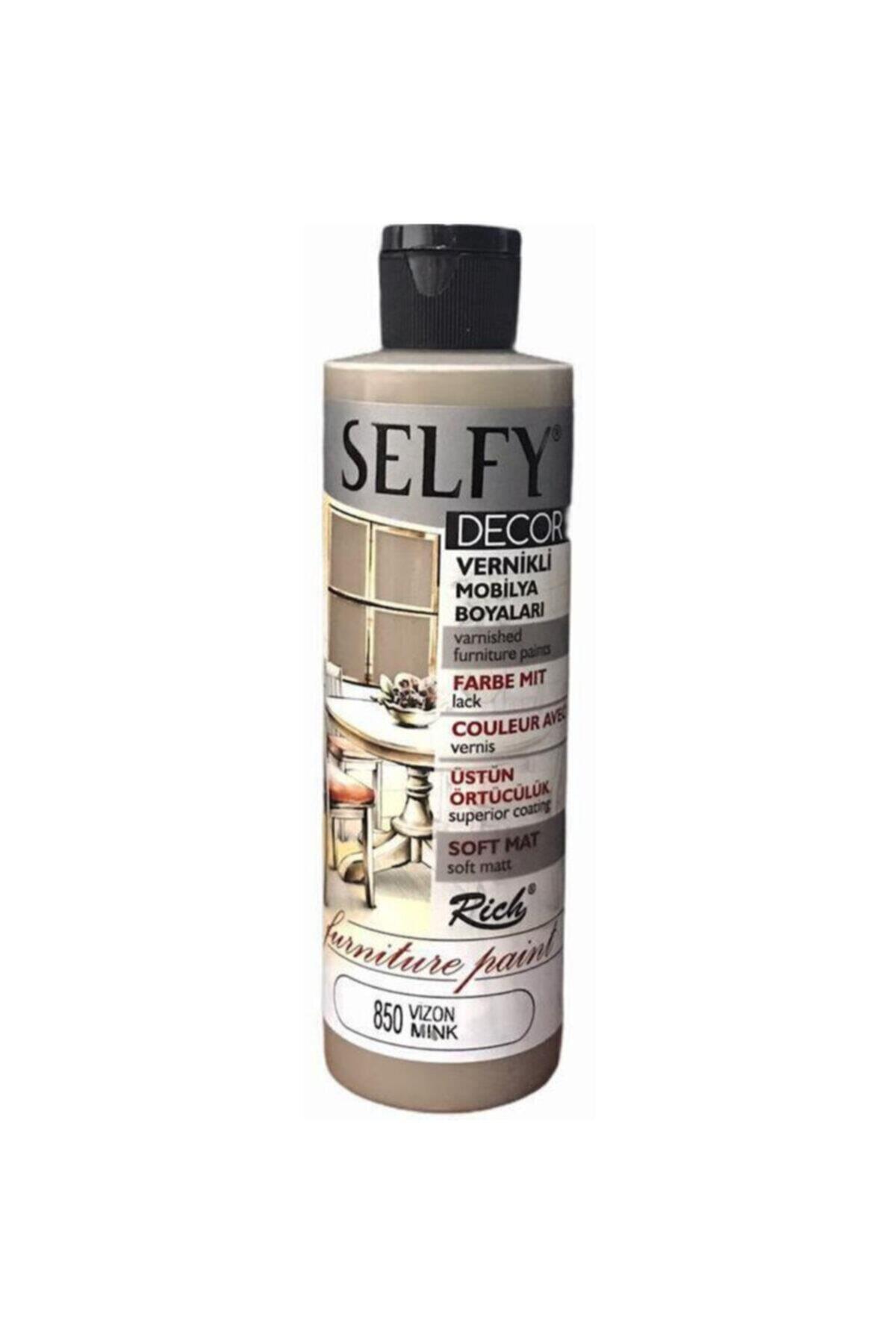 Rich Selfy Decor 240 cc Vizon Vernikli Mobilya Boyası