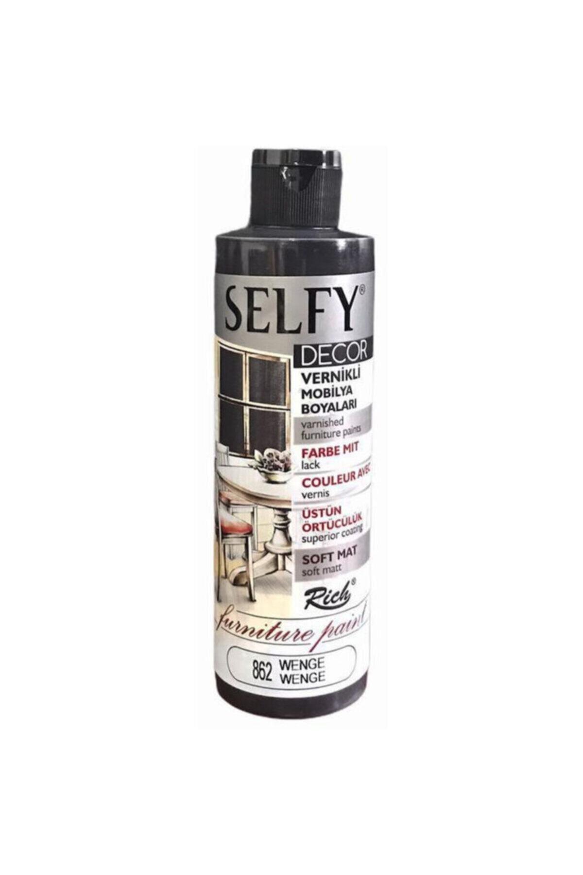 Rich Selfy Decor Wenge Kendiliğinden Vernikli Mobilya Boyası 240 cc