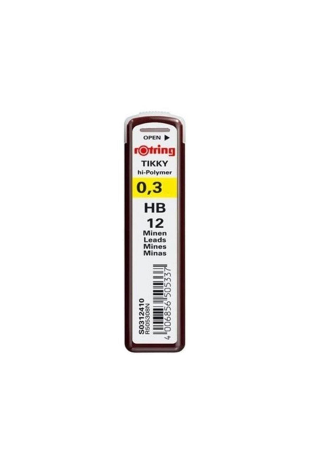 Rotring S0312410 Min Hi-polymer Hb 0.3 Mm Versatil Kalem Ucu (10 Tüp)