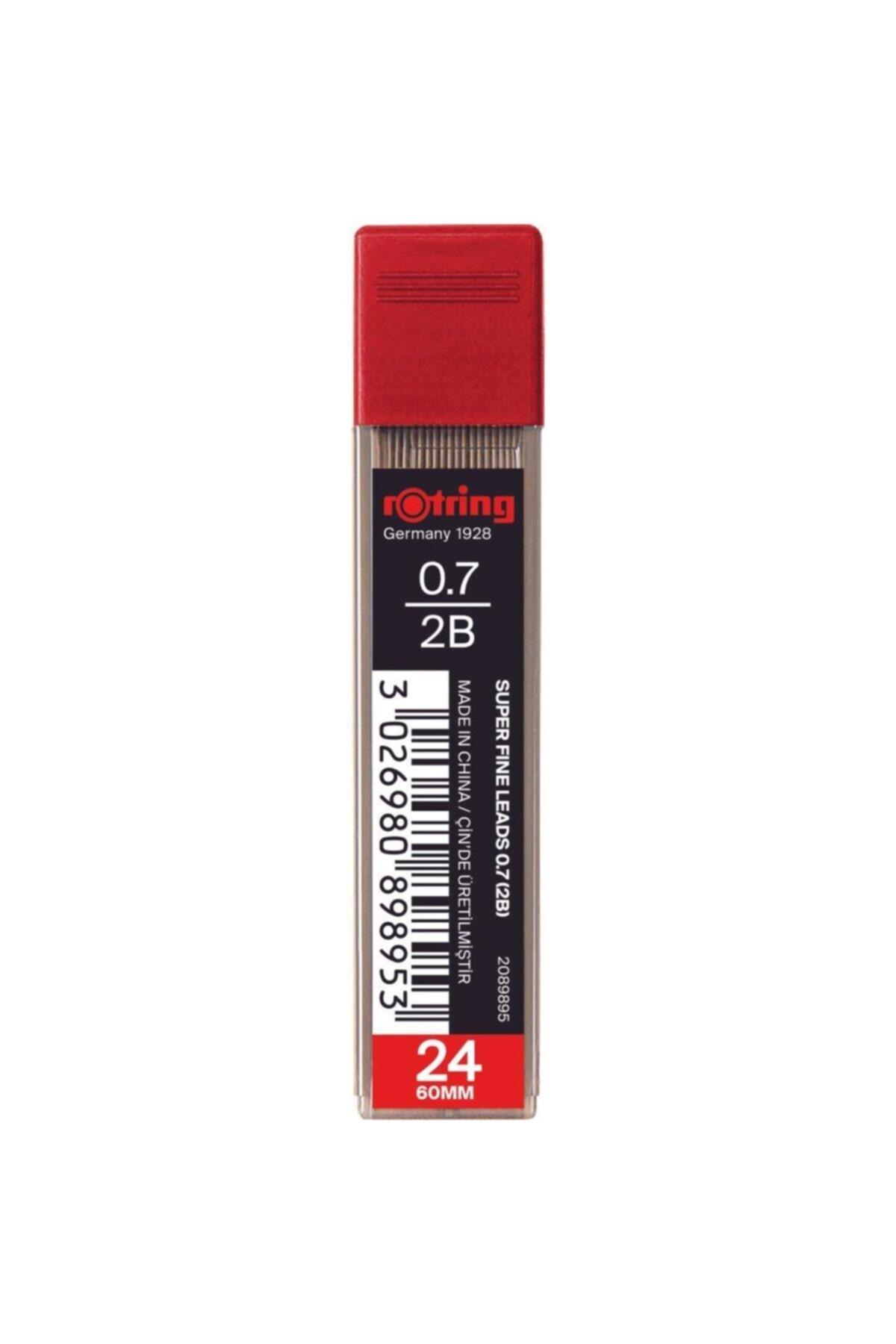 Rotring Min Super Polymer 2b 0.7 Mm Versatil Kalem Ucu 2089895 12 Li (1 Paket 12 Tüp)