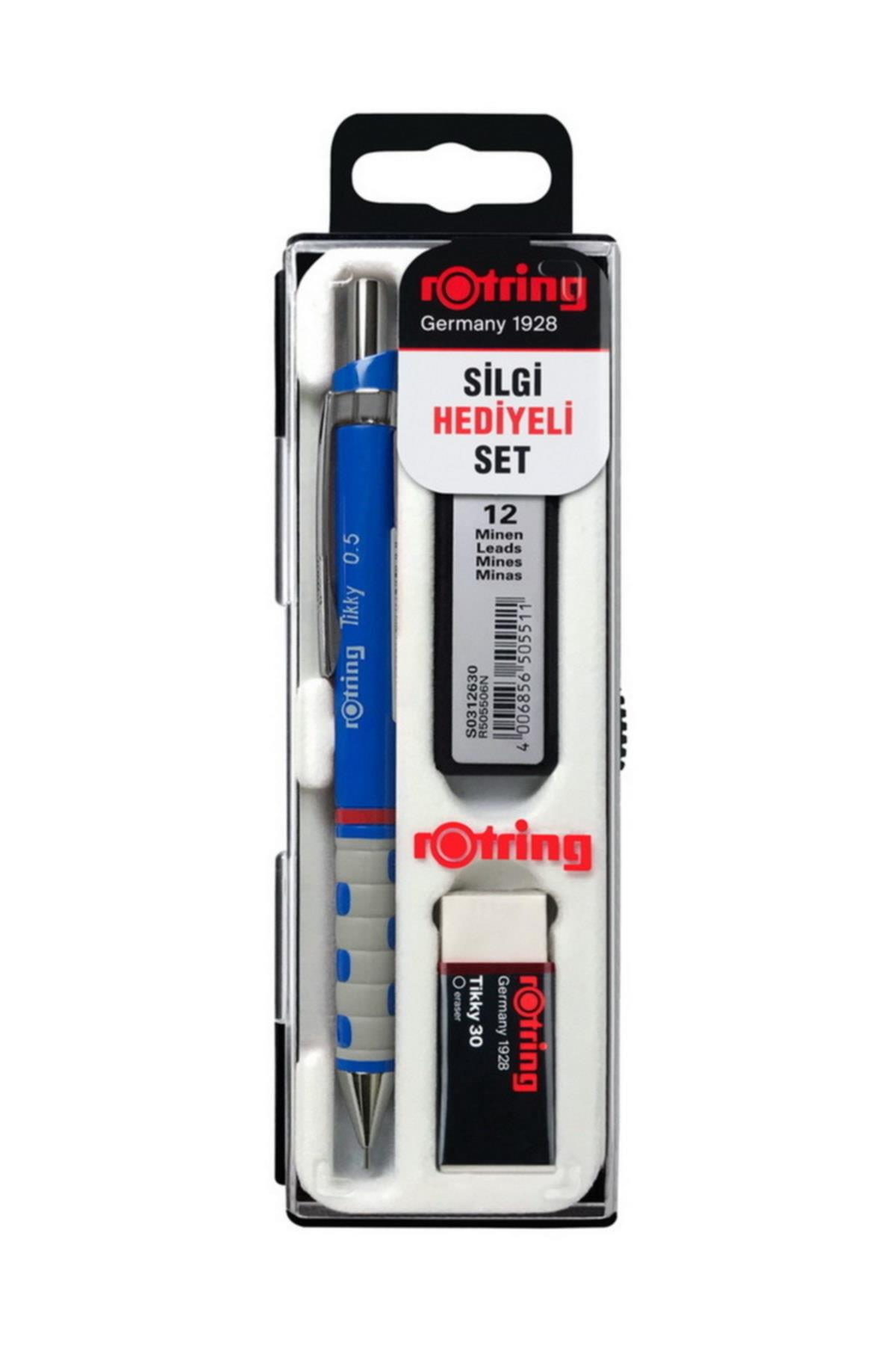 Rotring Okul Seti Versatil+Min Silgi Hediyeli 0.5 MM Açık Mavi RO-KK07-05AM