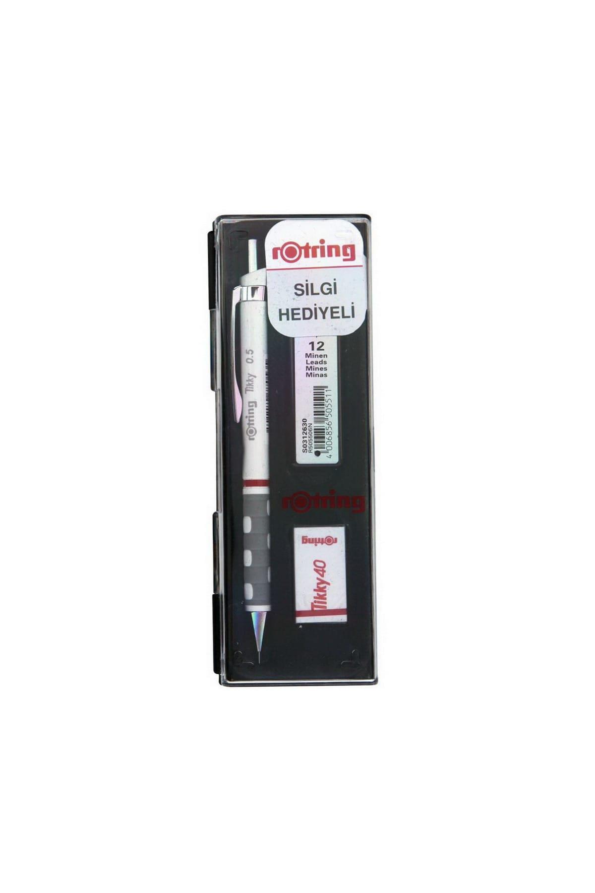 Rotring Okul Seti Versatil+Min Silgi Hediyeli 0.5 MM Beyaz RO-KK07-05B