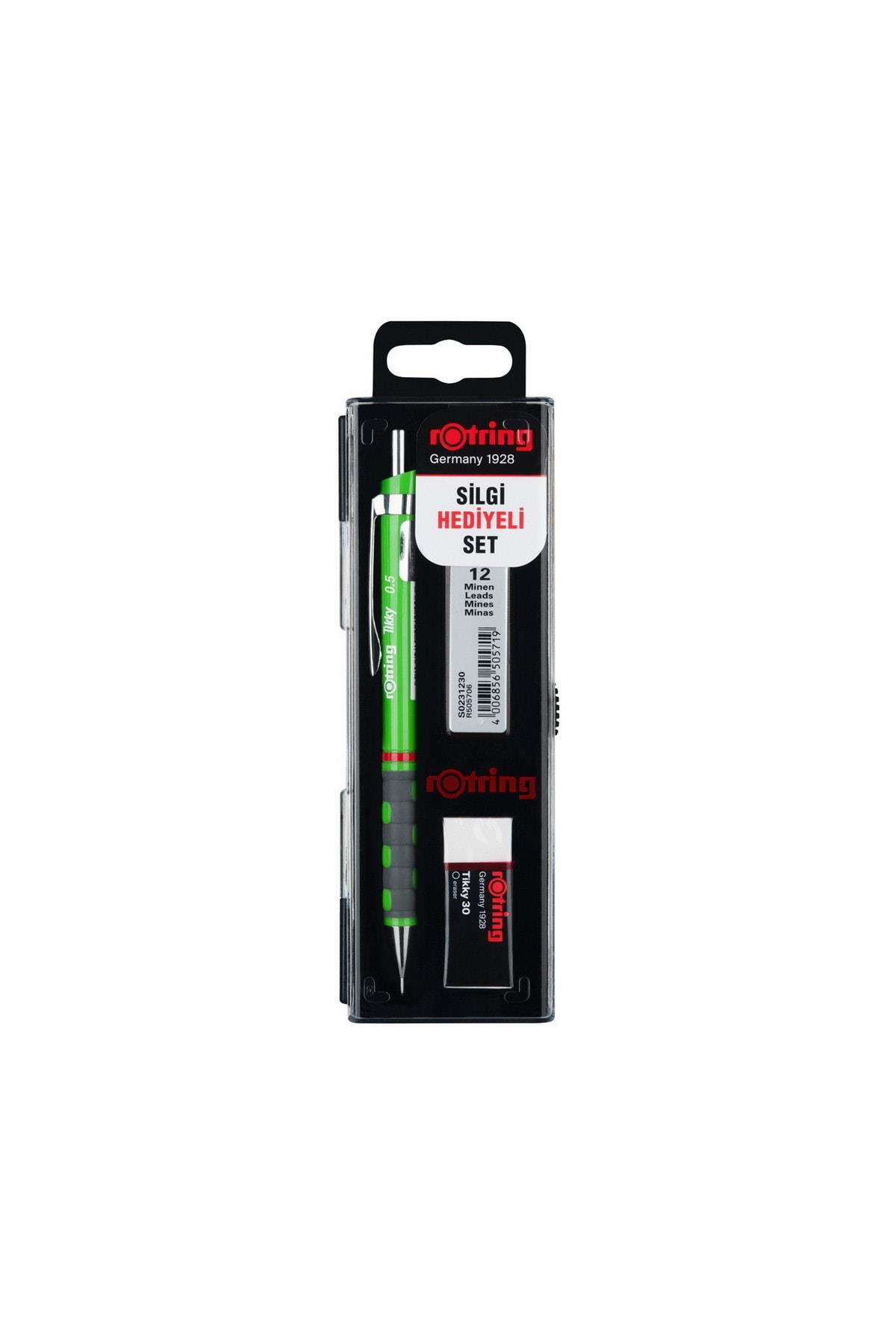 Rotring Okul Seti Versatil+Min Silgi Hediyeli 0.5 MM Koyu Yeşil RO-KK07-05KY